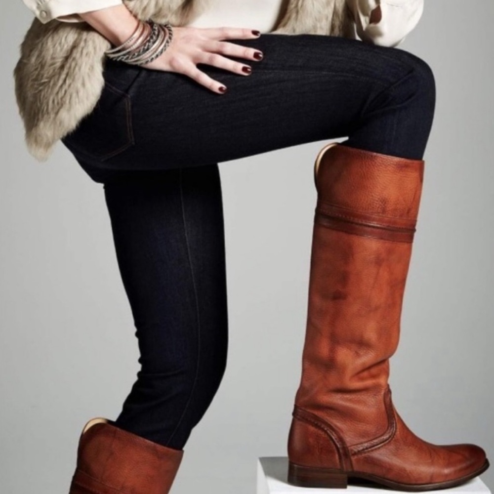 FRYE Melissa Trapunto Boots